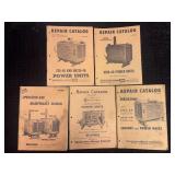 (5) Minneapolis Moline Power Unit Repair Catalogs and Operation and Maintenance Manual