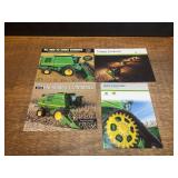 (4) John Deere Combine Sales Literature