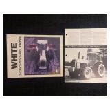 (2) White 2-135, 2-155, 2-180 Tractor Brochure and Fact Sheet