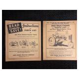 (2) John Deere Model A DIR Manuals