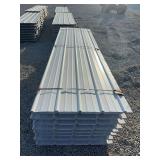 (49) Bright White Pole Barn Siding