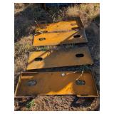 (1) Heavy Duty Skid Steer Plate