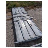 KJ - Heavy Duty 10 Ft Long Galvalume Corrugated Steel Panels - 100 PCs. - K0311