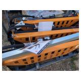 (1) Wolverine Skid Steer Pallet Fork Hydraulic Adjustable - PFA-11-3300G