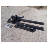 (1) Set Wolverine Adjustable Pallet Fork TF1-66-4000G - 66"