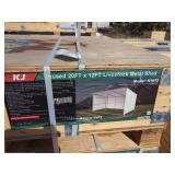 Unused 20-ft x 12-Ft Livestock Metal Shed Model:K1912