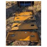 (1) Heavy Duty Skid Steer Plate