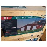 42 ft by 30 ft metal storage shed. Model:K4230G