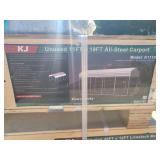 11ft x 19ft Single Steel Carport. Model: K1119