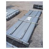 KJ - Heavy Duty 10 Ft Long Galvalume Corrugated Steel Panels - 100 PCs. - K0311