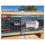 Unused 20 Ft x 12 Ft Livestock Metal Shed. MODEL:K1912