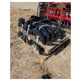 (1) CFG Industrial 9 Piece Mini Excavator Attachments - 12EX-ATA