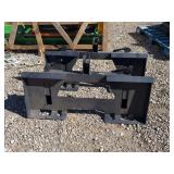 (1) Wolverine Skid Steer 3 Point Quick Tach PT-16-01C