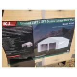 23ft x 22ft Double Garage Metal Shed. Model K2223