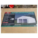 23ft x 22ft Double Garage Metal Shed. Model:K2223