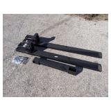 (1) Set Wolverine Adjustable Pallet Fork TF1-66-4000G - 66"