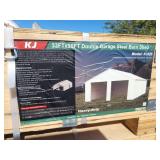 33ft x 25ft Double Garage Steel Barn Shed. Model:K3325