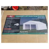 23ft x 22ft Double Garage Metal Shed. Model:K2223