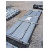 KJ - Heavy Duty 10 Ft Long Galvalume Corrugated Steel Panels - 100 PCs. - K0311
