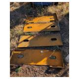 (1) Heavy Duty Skid Steer Plate