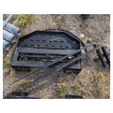 ** (1) GIYI Skid Steer - Hydraulic Side Shift Fork - SF60
