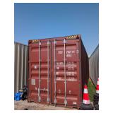 40 Ft Shipping Container -  CICU20211445G1- Maroon Color