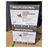 (2) Electric Concrete Mixers - X2600X