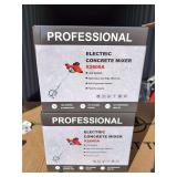 (2) Electric Concrete Mixers - X2600A