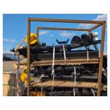 (1) Skid Steer Auger Set - 3 Bits - Yellow