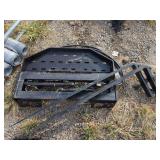 ** (1) GIYI Skid Steer - Hydraulic Side Shift Fork - SF60