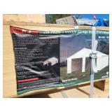 33 ft x 25 ft Double Garage Steel Barn. Model: K3325