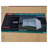 20ft x 12ft Livestock Metal Shed Model K1912