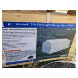 12ft x 19ft Single Garage Metal Shed. Model:K1220