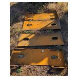 (1) Heavy Duty Skid Steer Plate