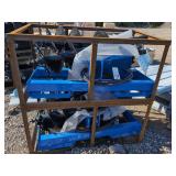 (1) CFG Industry AGT Skid Steer Heavy Duty Auger Set 3 Bits - SSECAG-Y Blue