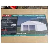 23ft x 22ft Double Garage Metal Shed. Model:K2223