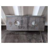 (1) Toro Dingo - Mini Skid Steer Plate