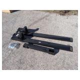 (1) Set Wolverine Adjustable Pallet Fork TF1-66-4000G - 66"