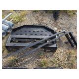 ** (1) GIYI Skid Steer - Hydraulic Side Shift Fork - SF60