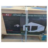 33ft x 25ft Double Garage Steel Barn Shed. Model:K3325
