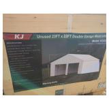 23ft x 22ft Double Garage Metal Shed. Model:K2223