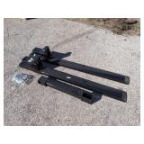 (1) Set Wolverine Adjustable Pallet Fork TF1-66-4000G - 66"