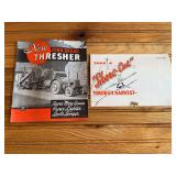 (2) John Deere Thresher + Combine Sales Literature
