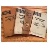 (4) Caterpillar Grader + Scraper Manuals