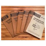 (6) Caterpillar Bulldozer Manuals