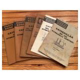 (6) Caterpillar Hydraulic Controls Manuals