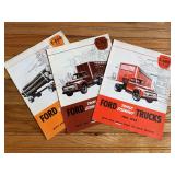 (3) 1954 Ford Truck Sales Literature