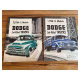 (2) 1951 Dodge Trucks Sales Literature
