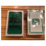 (2) John Deere Playing Cards