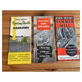 (3) John Deere Sales Literature